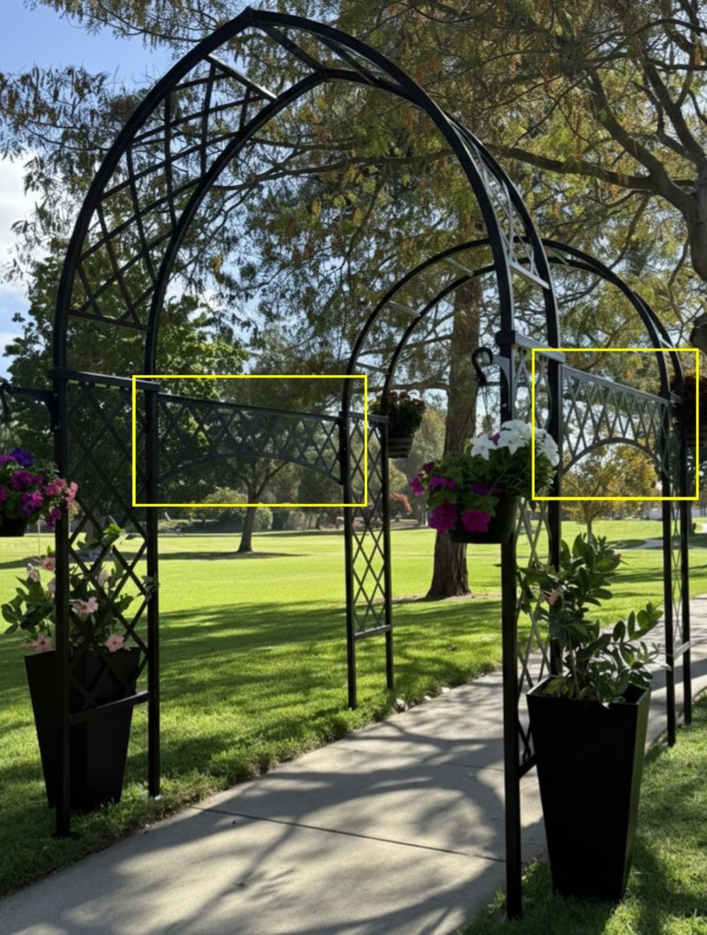 48" Steel Connector Panels for Sunrise & Cathedral Archways