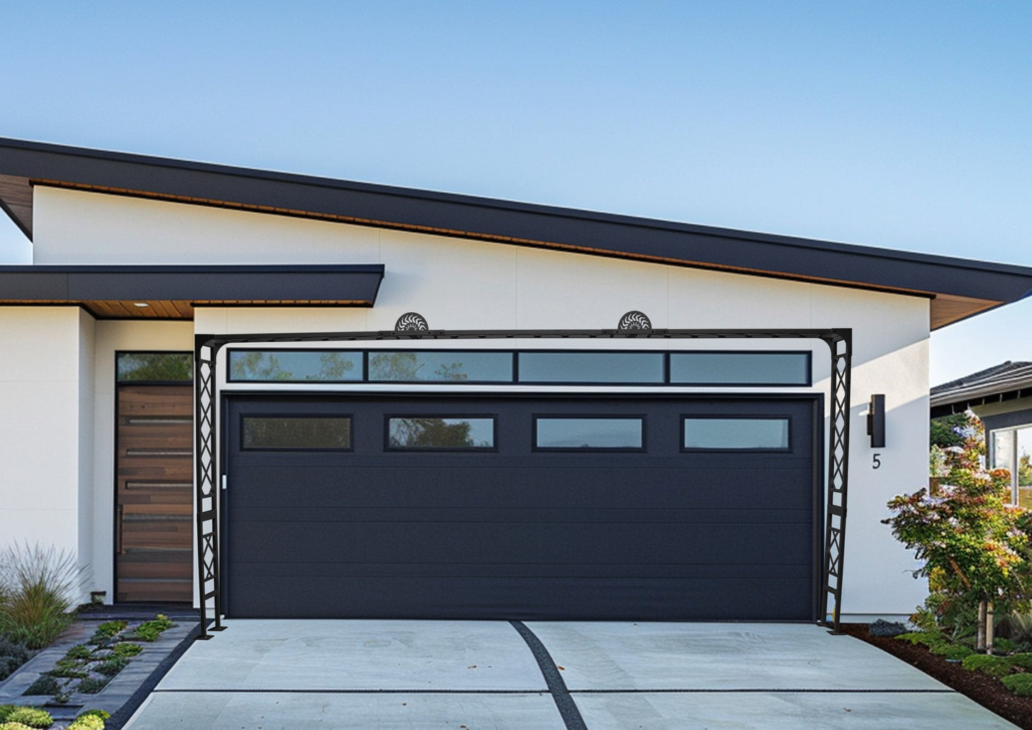 Vista 2-Car Garage Trellis