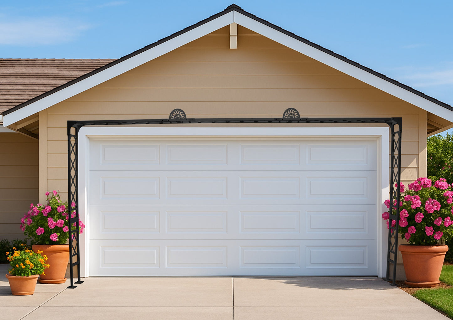 Vista 2-Car Garage Trellis