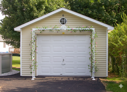 Vista 1-Car Garage Trellis
