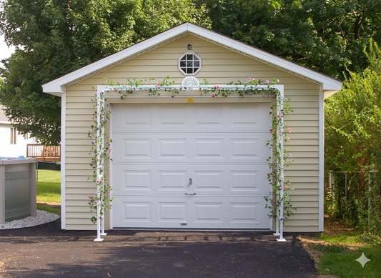 Vista 1-Car Garage Trellis