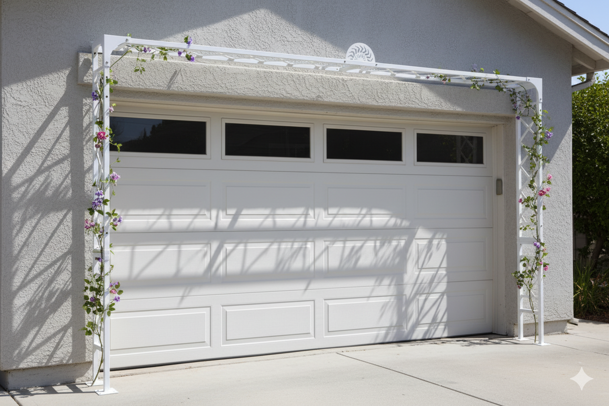Vista 2-Car Garage Trellis